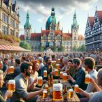 DALL·E 2023-11-12 16.19.58 - A photorealistic image of a beer party in Hannover, Germany. The scene depicts a lively gathering of people, diverse in gender and ethnicity, enjoying.png